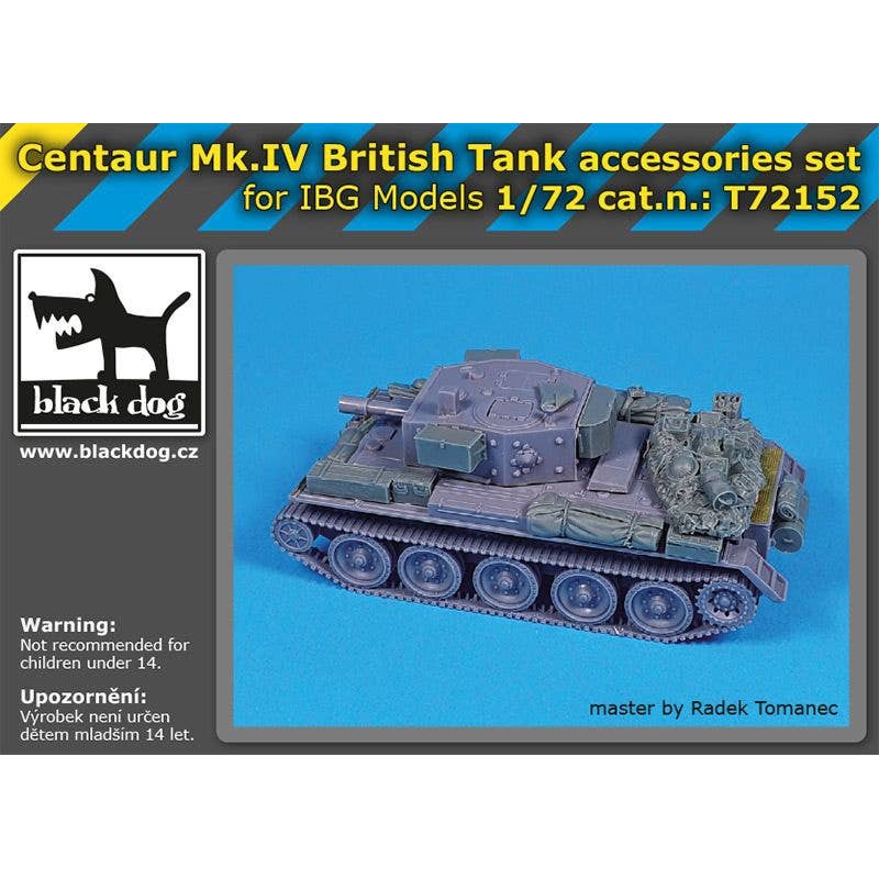 1/72 Centaur Mk IV British tank accessories set