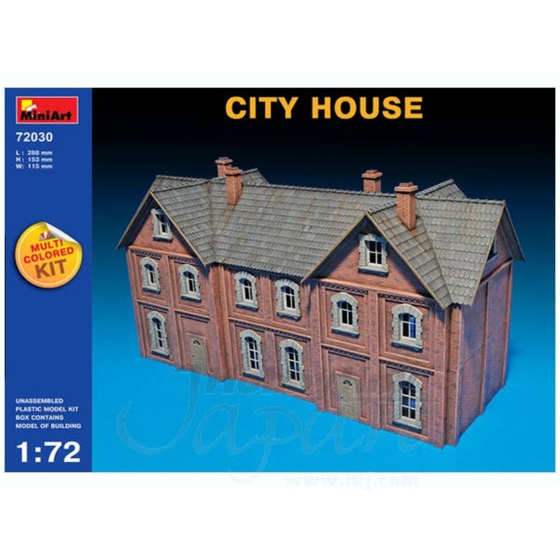 1/72 City House (Multicolor Kit)