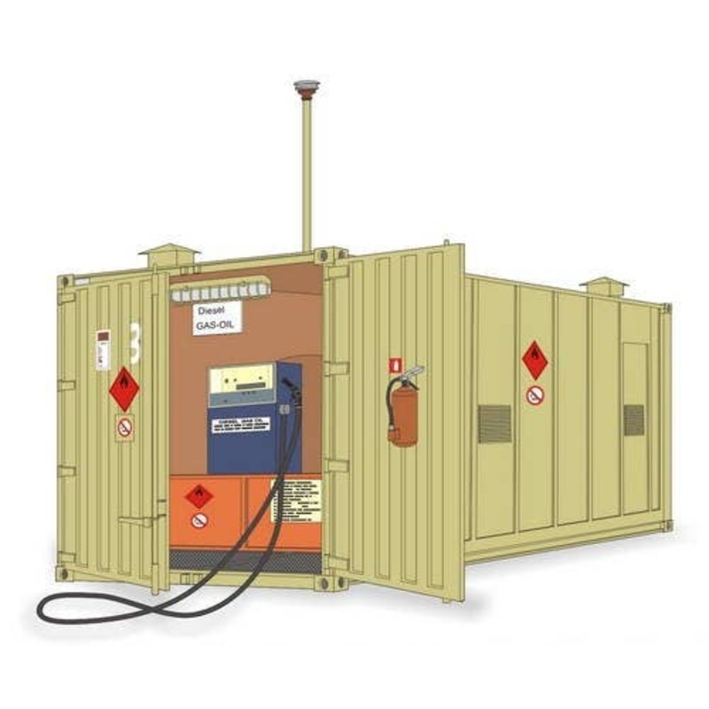1/72 Container type Gas Station