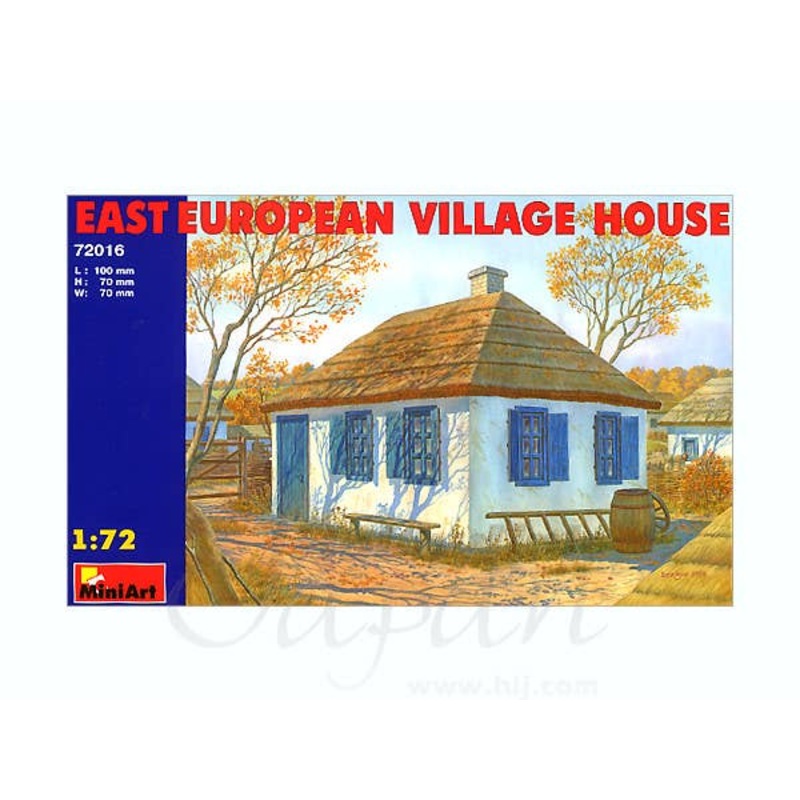1/72 Eastern European Village House