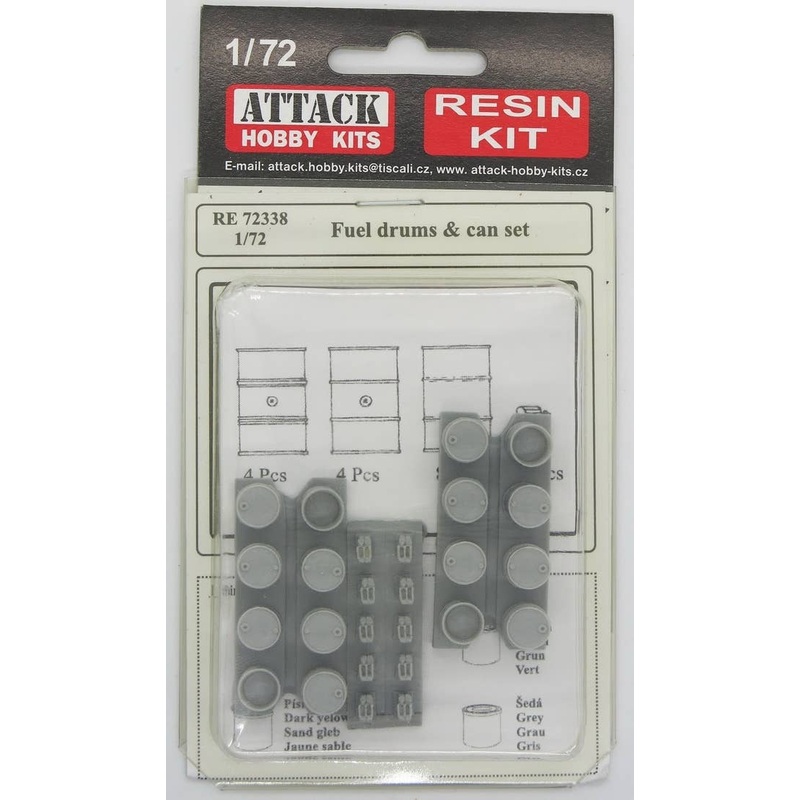1/72 Fuel drum & Can set