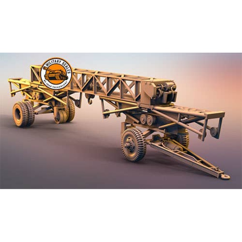 1/72 Germany Freeze 16t Gantry Crane Towed State