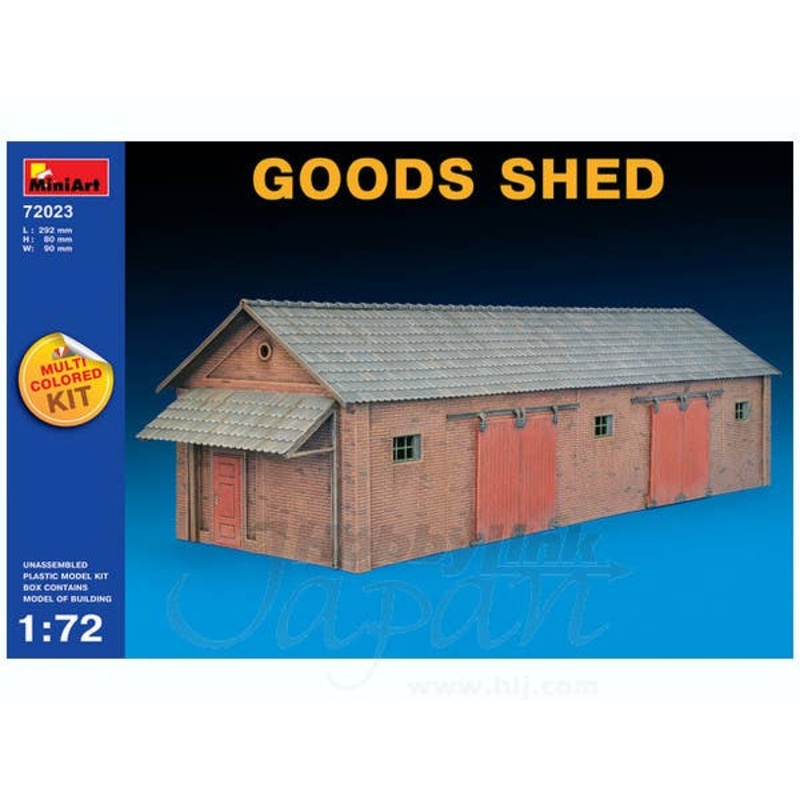 1/72 Goods Shed (Multicolored Kit)