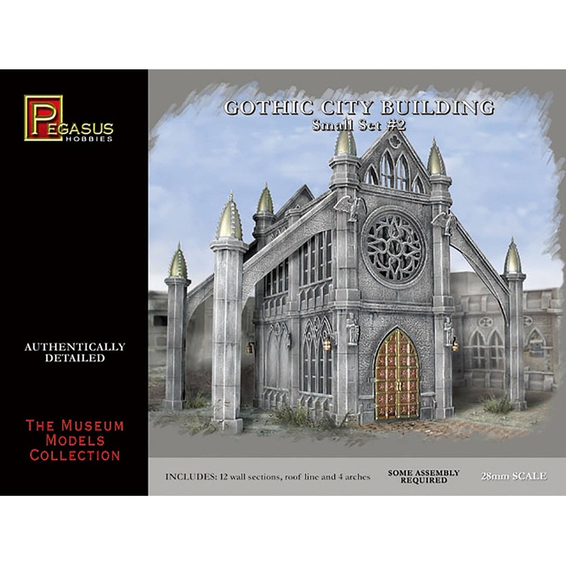 1/72 Gothic Construction Building Small Set # 2 (28mm scale)