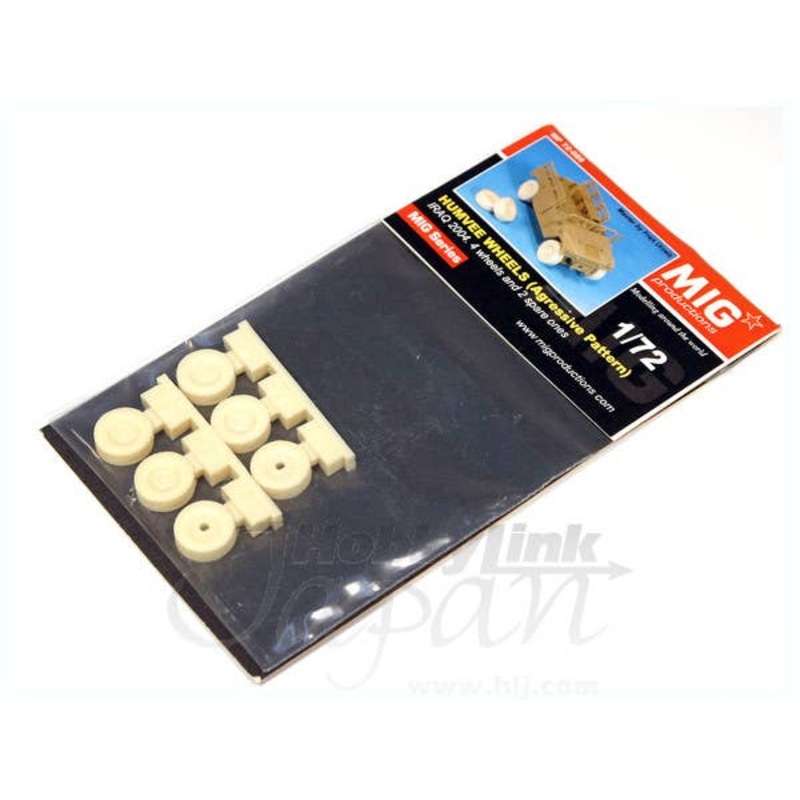 1/72 HMMWV Wheels Aggressive Pattern Iraq 2004 (6pcs)