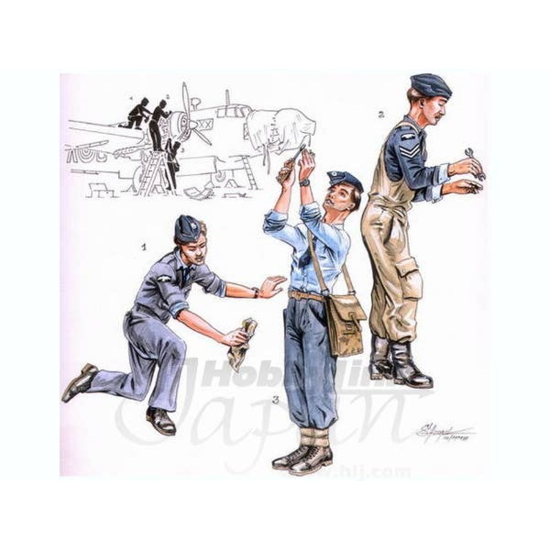 1/72 RAF mechanics for Welington