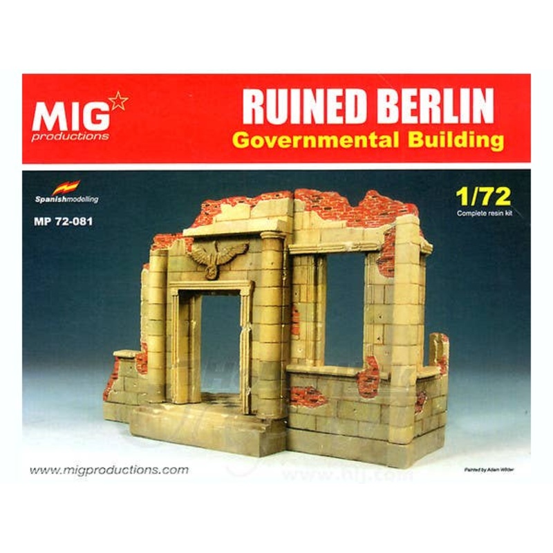 1/72 Ruined Berlin Governmental Building