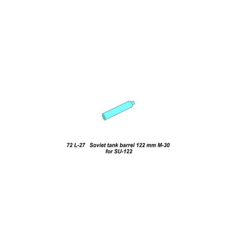 1/72 Russian Tank Barrel for SU-122