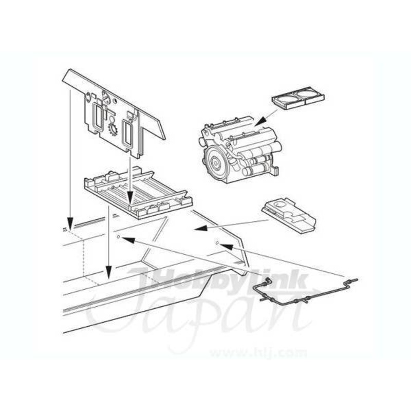 1/72 Sd.Kfz.173 Jagdpanther Engine Set (for Dragon)