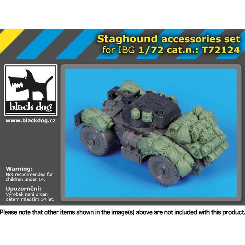 1/72 Staghound Armored Car Accessory Set (for Ibg)