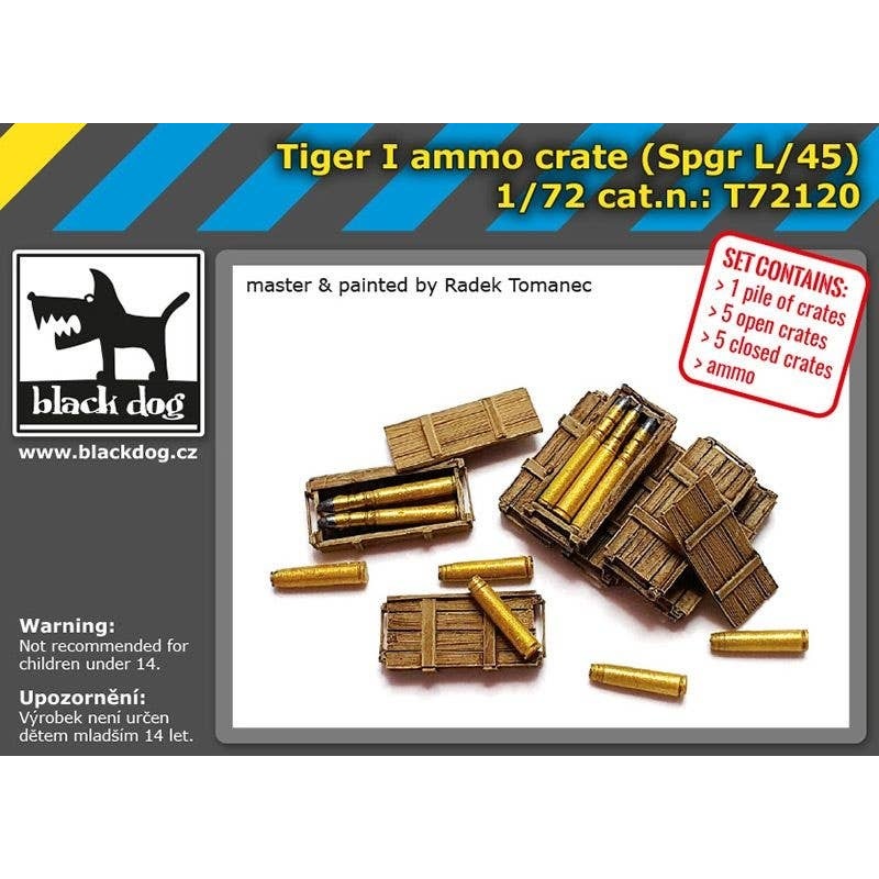 1/72 Tiger I Tank Ammunition Box