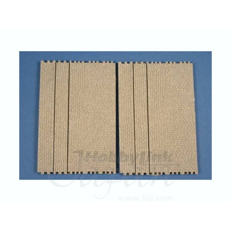 1/72 Tiled road with rails surface