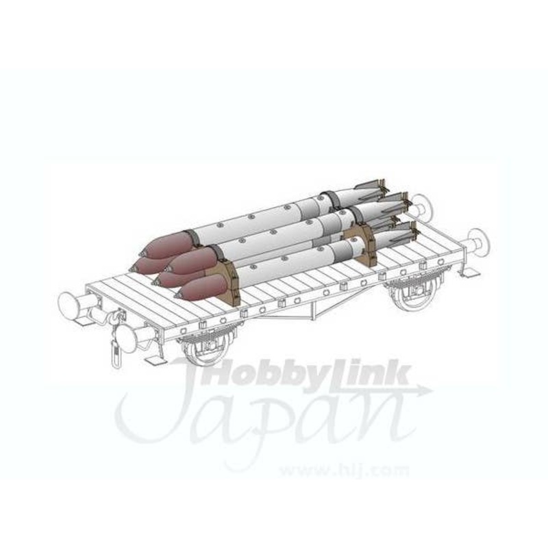 1/72 WWII Ger. Torpedoes incl.Transport Chocks
