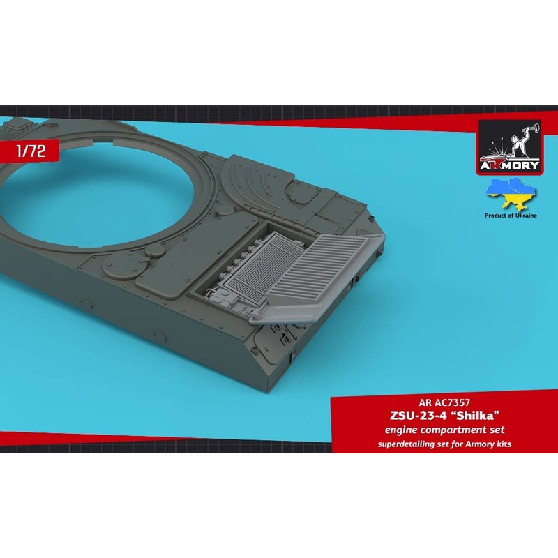 1/72 ZSU-23-4 Shilka engine compartment
