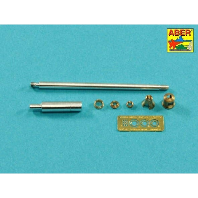 1/48 Barrel for German 8.8cm Kw.K 43/3 L/71 Late (two part) Gun used on King Tiger Porsche Turret (for Tamiya)