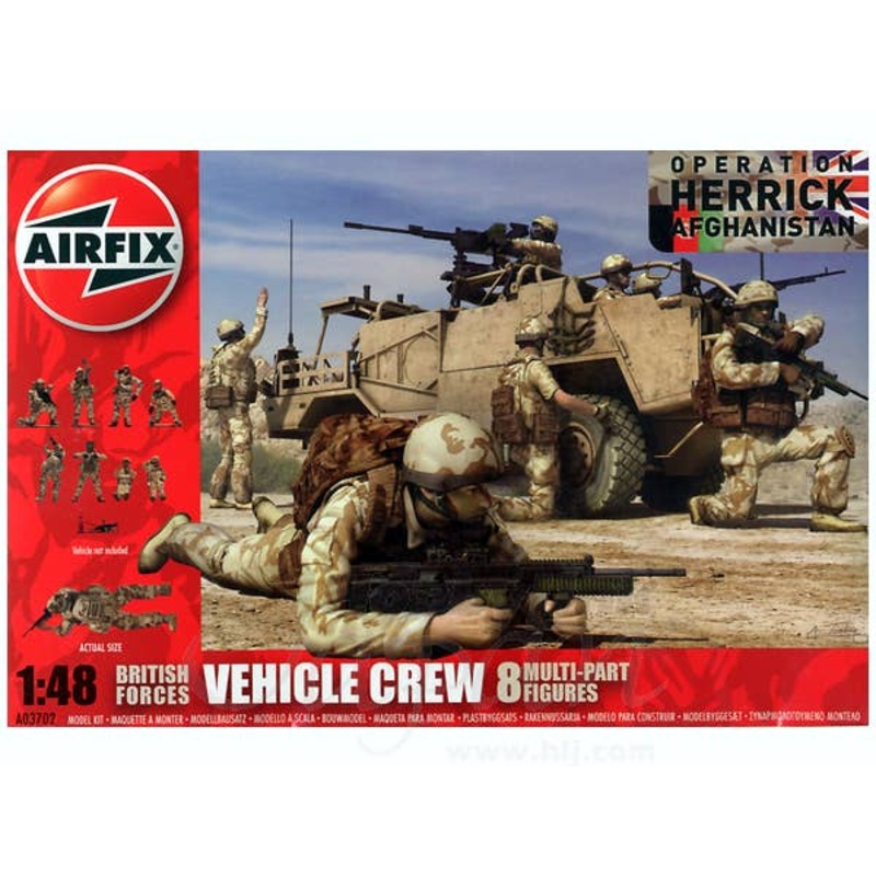 1/48 British Vehicle Crew Afghanistan (8 figures)