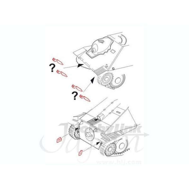 1/48 Jagdpanzer 38 Hetzer Towing eyes for TAM