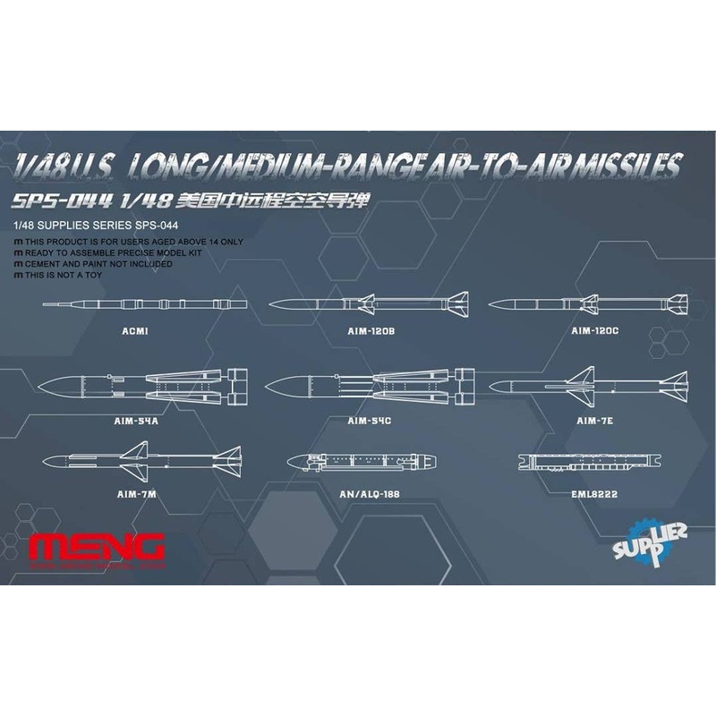 1/48 Long/Medium-Range Air-to-Air Missiles