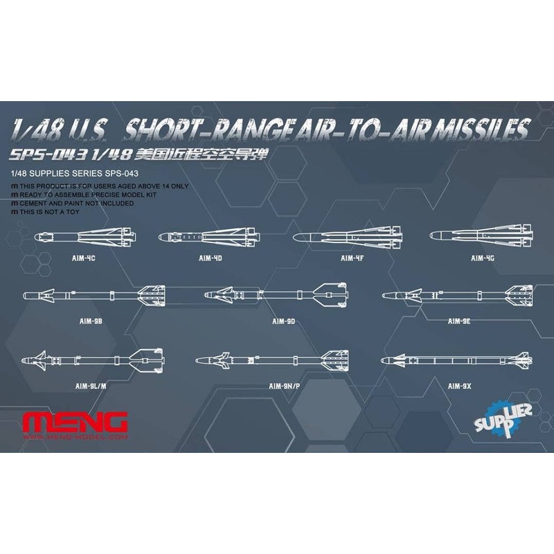 1/48 Short Range Air-to-Air Missiles