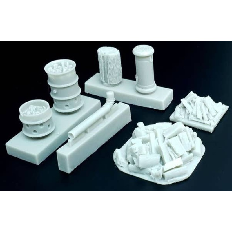 1/48 Stove and Barrel Brazier (Resin)