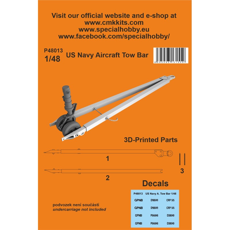 1/48 US Navy Aircraft Tow Bar