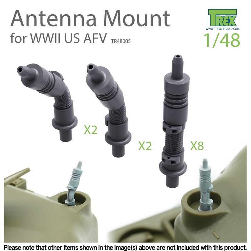 1/48 WWII American Antenna Mount Base Set