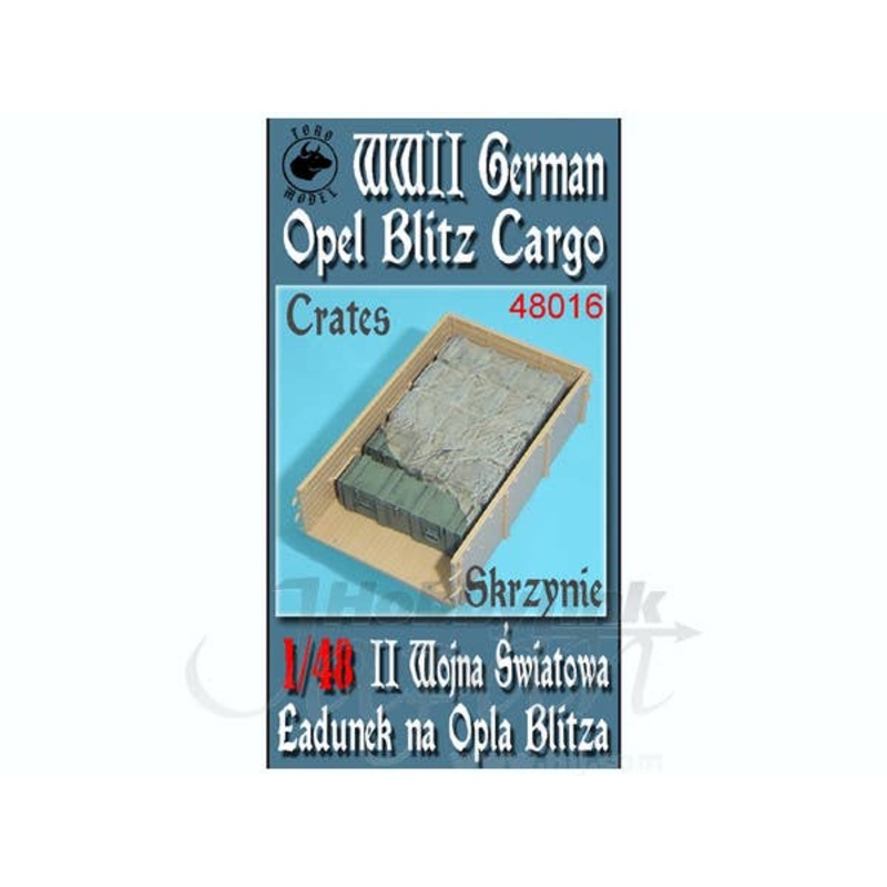1/48 WWII German Opel Blitz Cargo: Crates