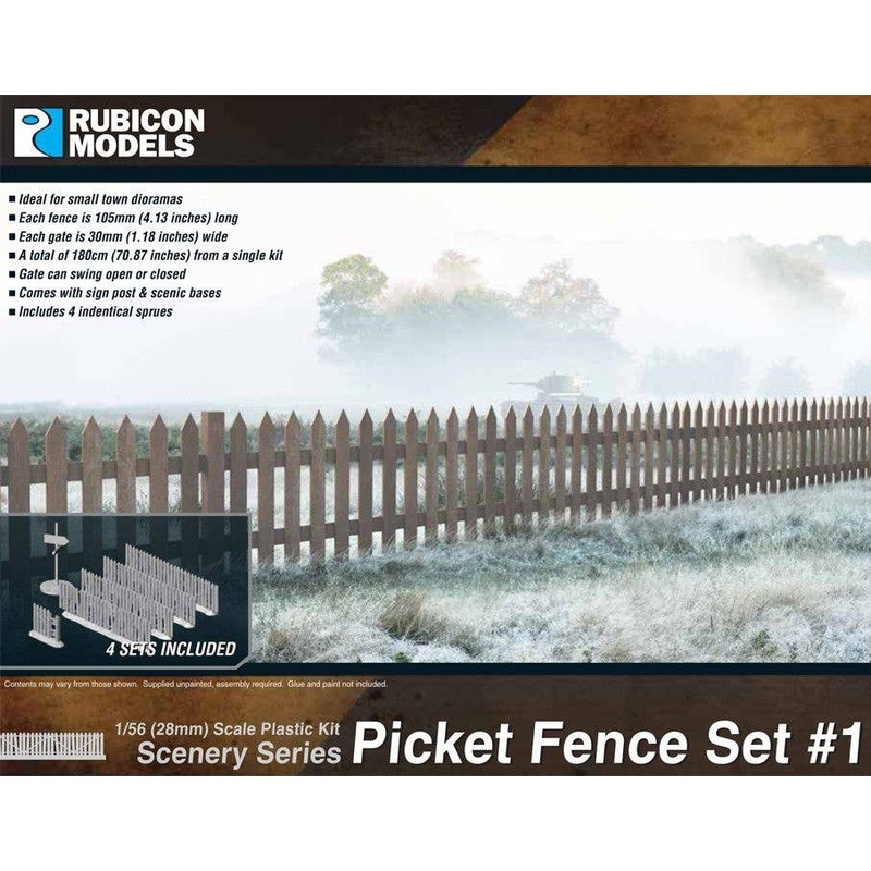 1/56 Picket Fence Set