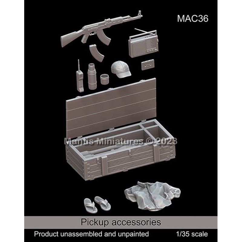 1/35 Current Use Vehicle Equipment Set for Pickup Trucks