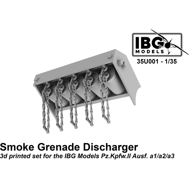1/35 German Pz.Kpfw.II a1 / a2 / a3 5 Smoke Canister for 3D Printed IBG (35U001)