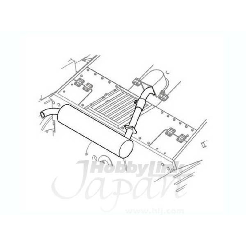 1/35 Hetzer Early/Middle Production Exhaust Pipe