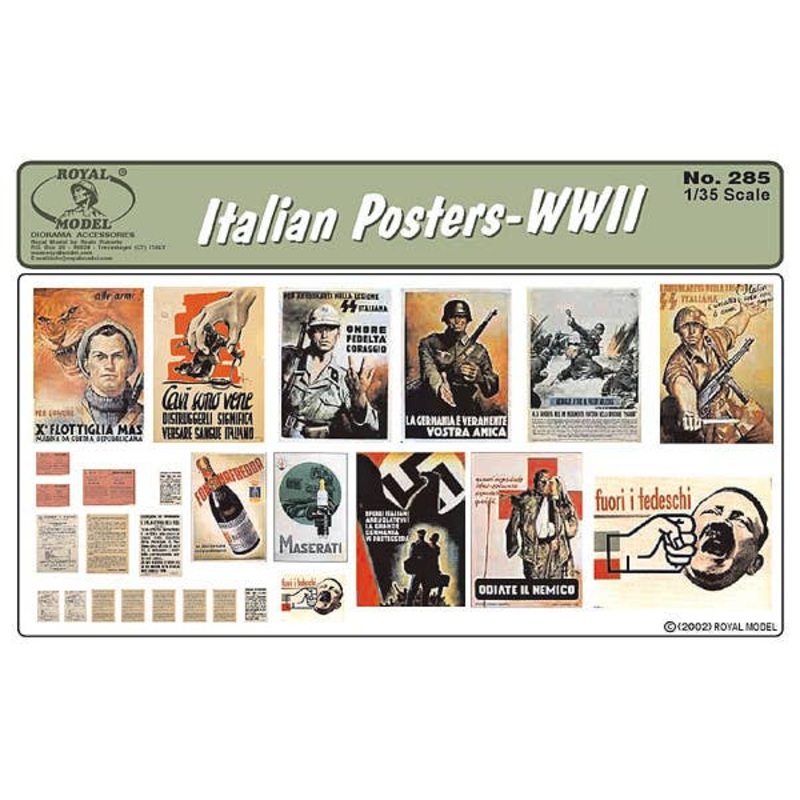 1/35 Italian Posters WWII