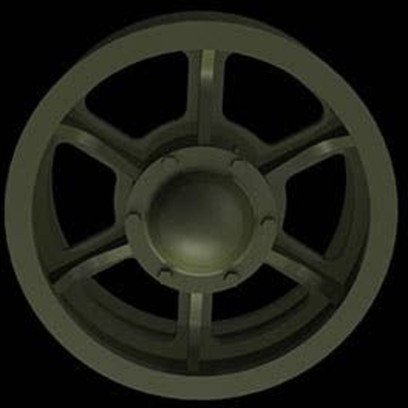 1/35 No.1 idler wheel for US M4 Sherman