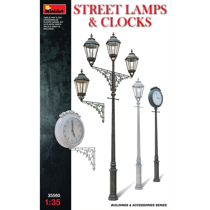 1/35 Street Lamps & Clocks