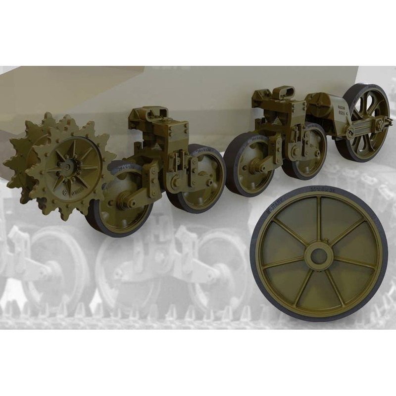 1/35 US Light Tank M5A1 (Late)/M8 HMC (Late) Suspension Set