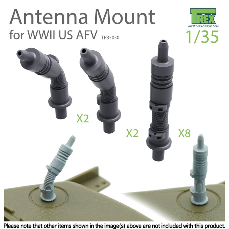 1/35 WWII American Antenna Mount Base Set