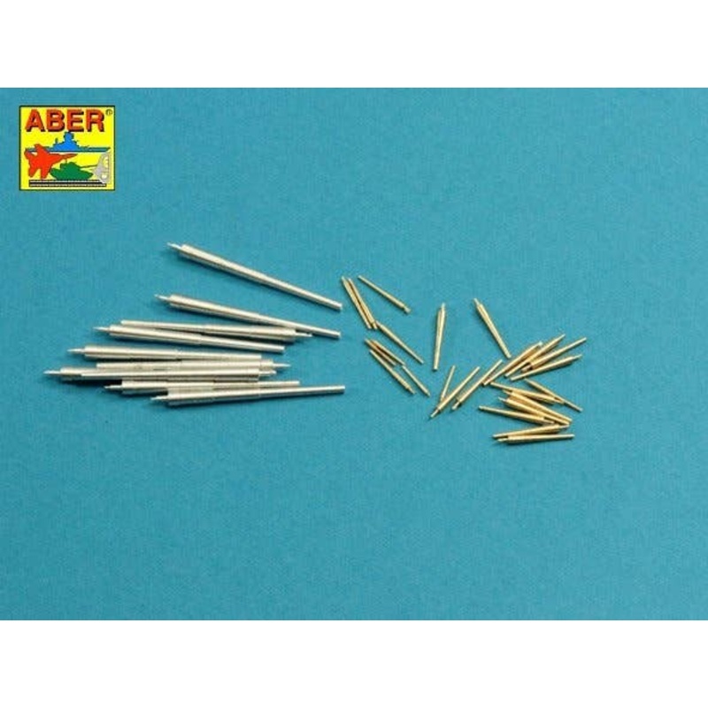 1/350 Barrels Set For German WWI Battleships: Konig; Grosser Kurfurst; Markgraf; Kronprinz 305mm x 10pcs, 150mm x 14pcs, 88mm x 10pcs