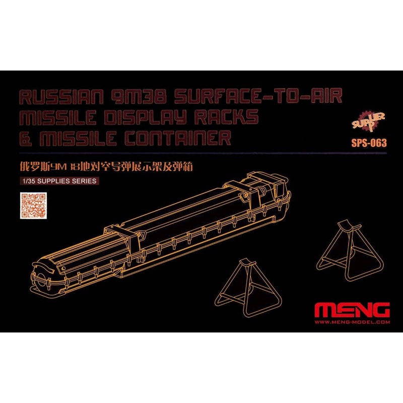 1/35 9M38 Surface-to-air Missile Display Racks & Missile Container