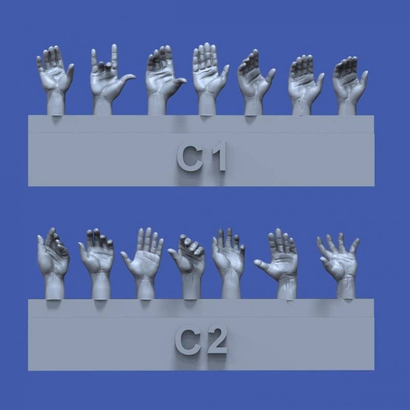 1/35 Assorted Set of Palm No.3