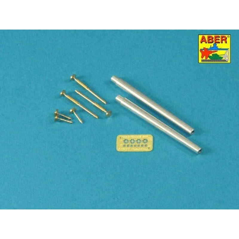 1/35 Barrels for British WWI Tank Mk.I Male 6pdr. gun x 2 & 8mm Hotchkiss m.1909 for Takom