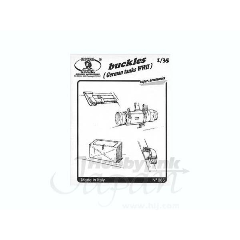 1/35 Buckles (German Tanks)