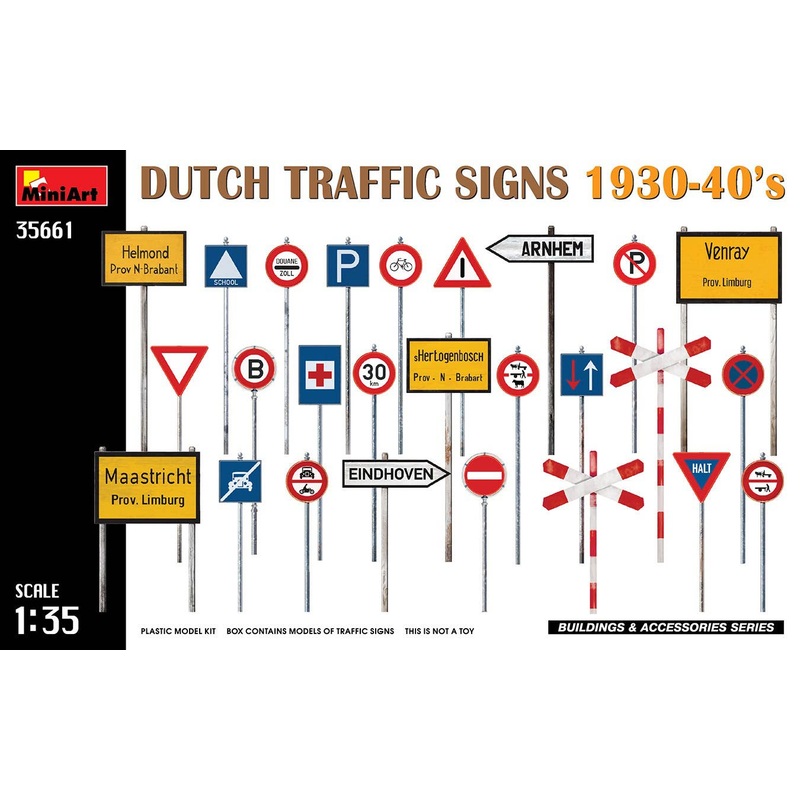 1/35 Dutch Traffic Signs 1930-40s