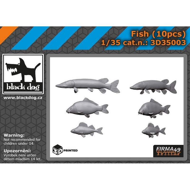 1/35 Fish 10pcs
