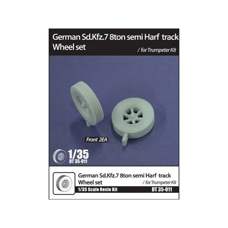 1/35 German Sd.Kfz.7 8ton Half Track Wheel Set (for Trumpeter)