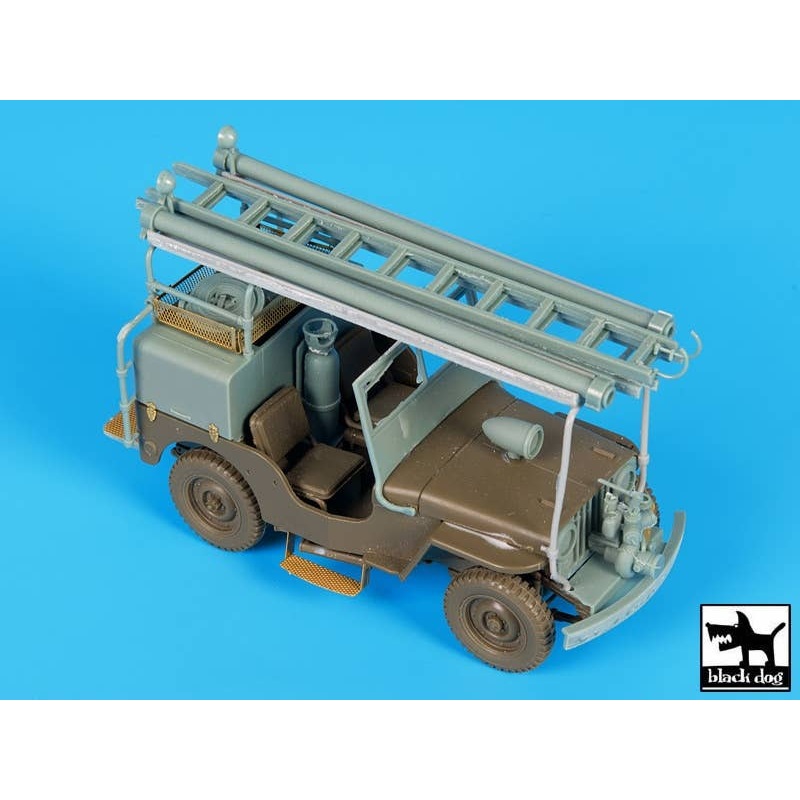 1/35 Jeep Willys CJ2A Fire Truck Conversion Set (for Tamiya)