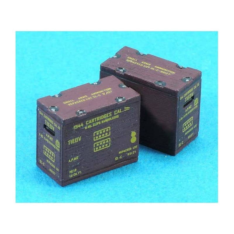 1/35 M1917 Cal.30 Ammo Crate Set (8RD Clip)