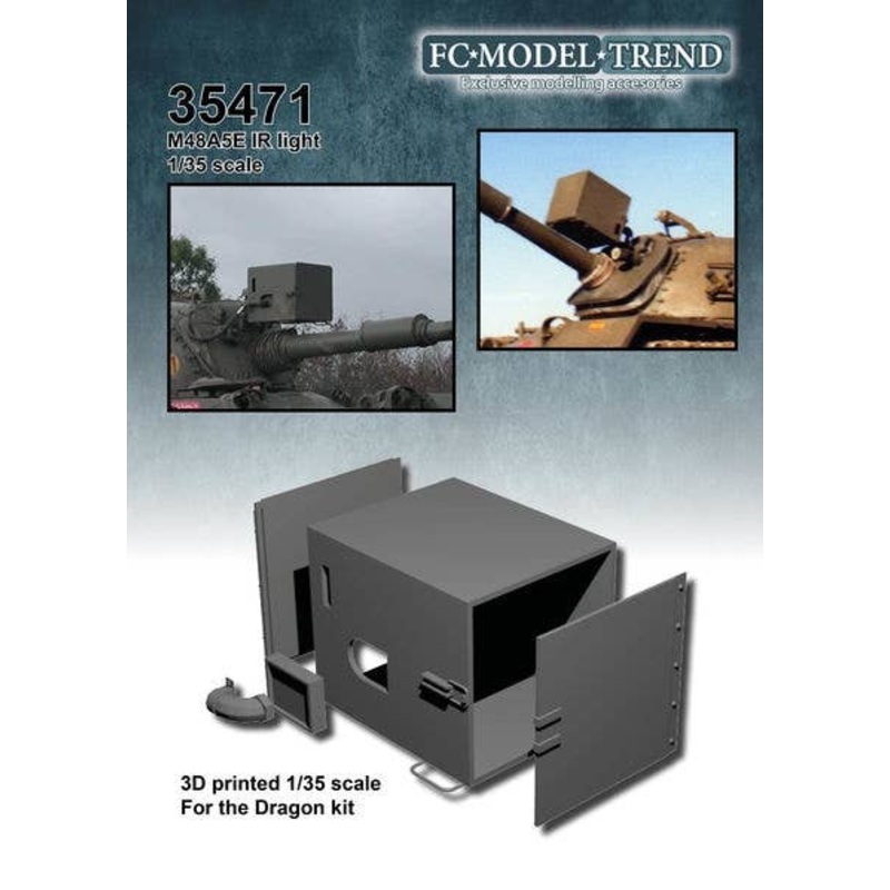 1/35 Searchlight for US Army M48 Patton Spanish Military Specification (for Dragon)