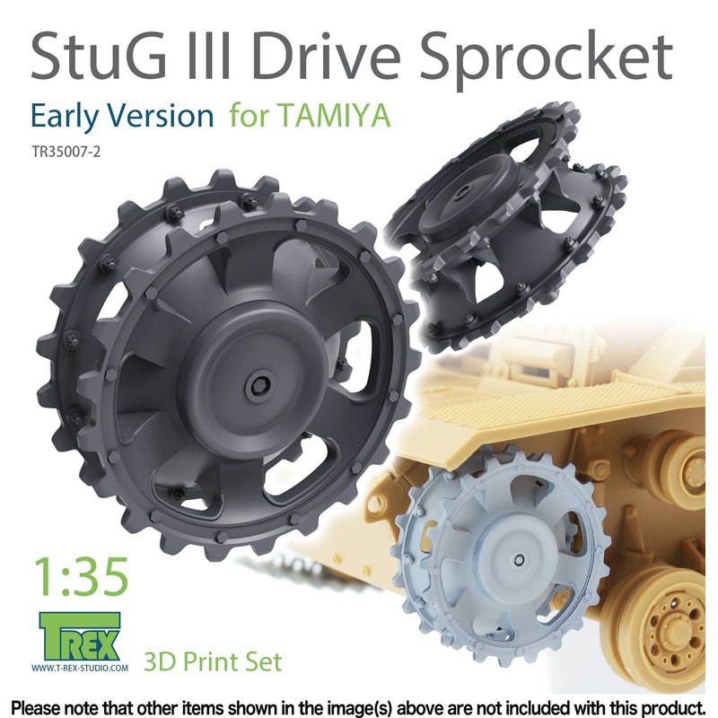 1/35 Starter Wheel Set for Sturmgeschutz III Early Model For Tamiya