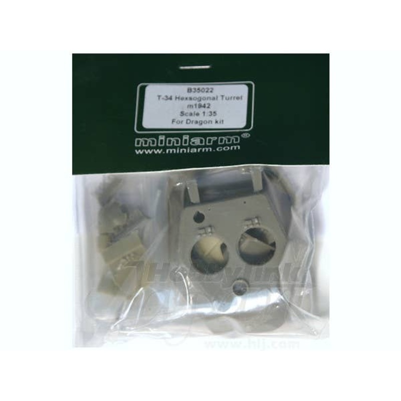 1/35 T-34 Hexagonal Turret m1942 for Dragon