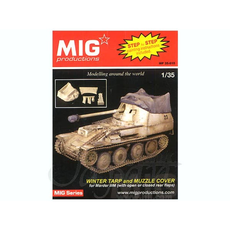 1/35 Winter Tarp and Muzzle Cover for Marder IIIM
